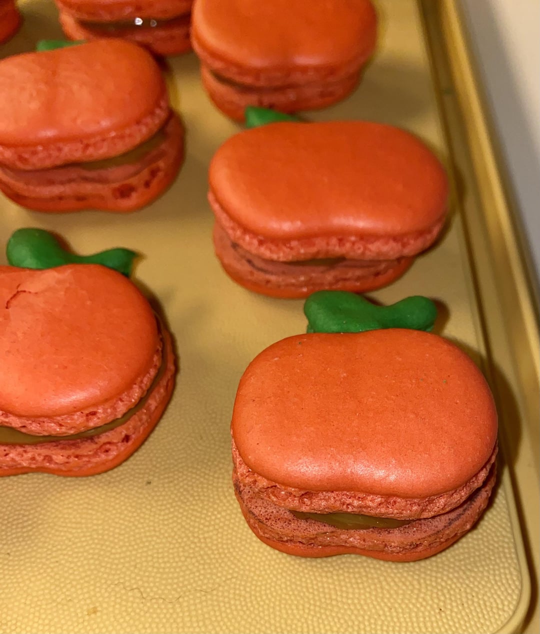 Caramel apple macarons Dining and Cooking