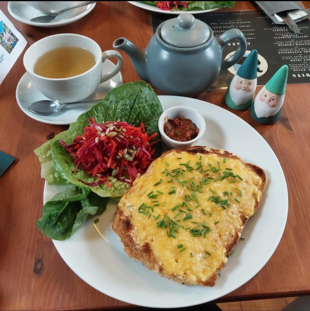 Welsh Rarebit in the Welsh countryside, banging.