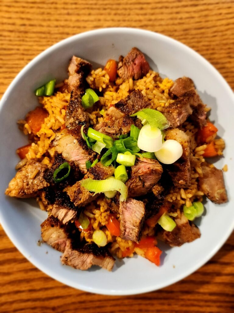 Steak fried rice