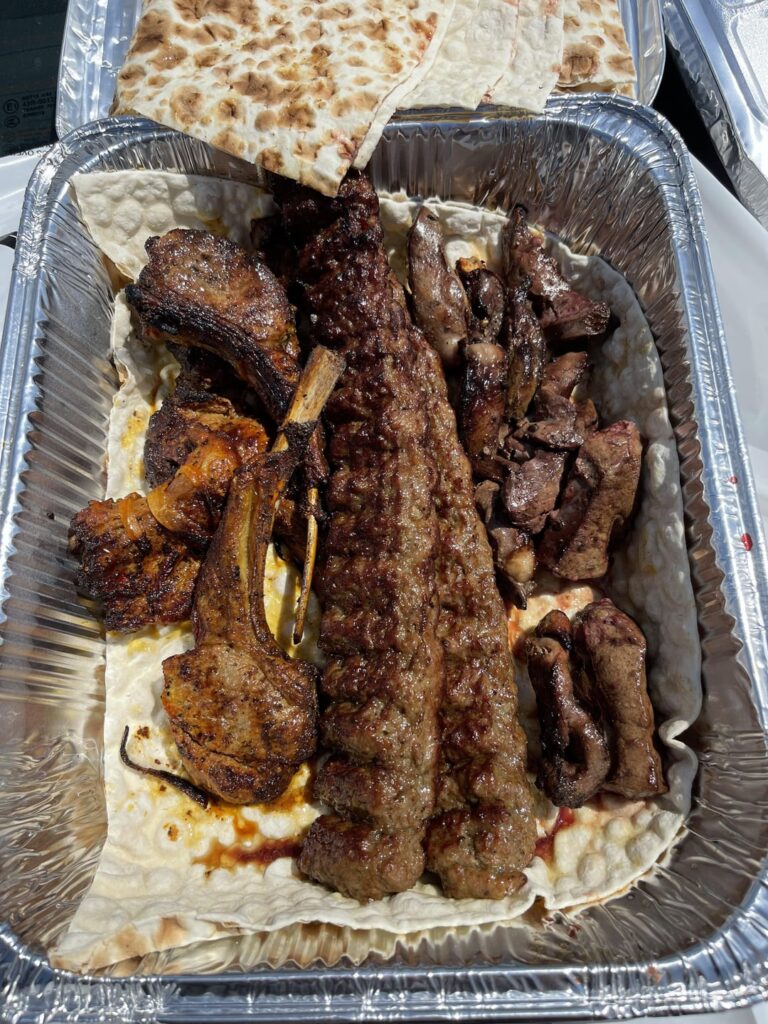 Weekend grill at Tehran Market