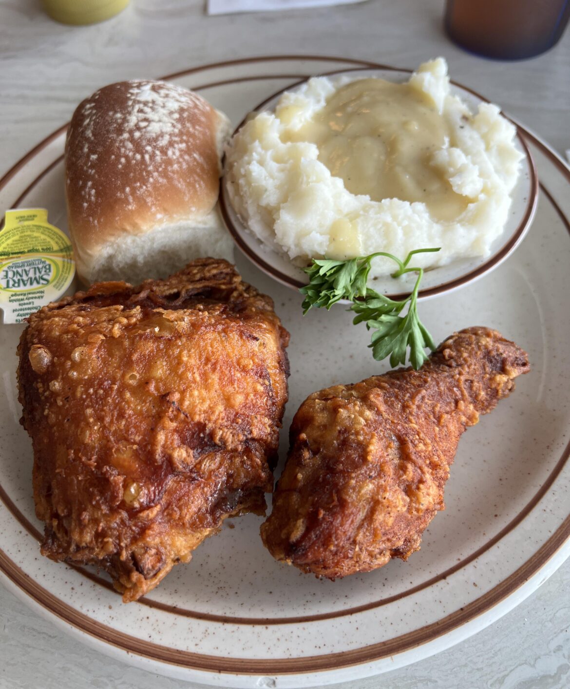 2 pc lunch combo from Dinah’s Fried Chicken in Glendale