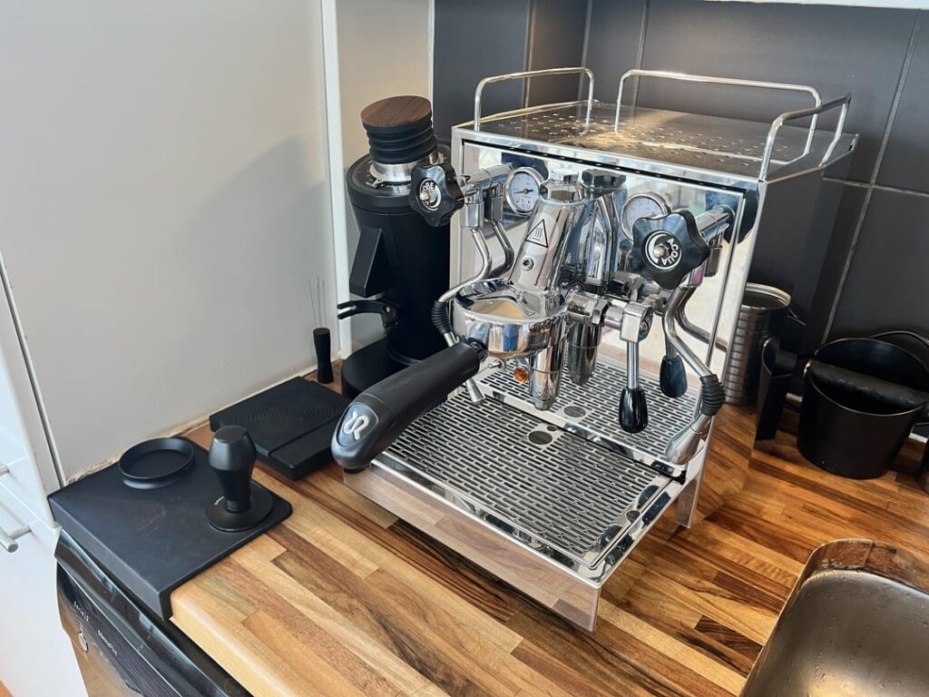 Espresso station, second iteration Espresso station, second iteration