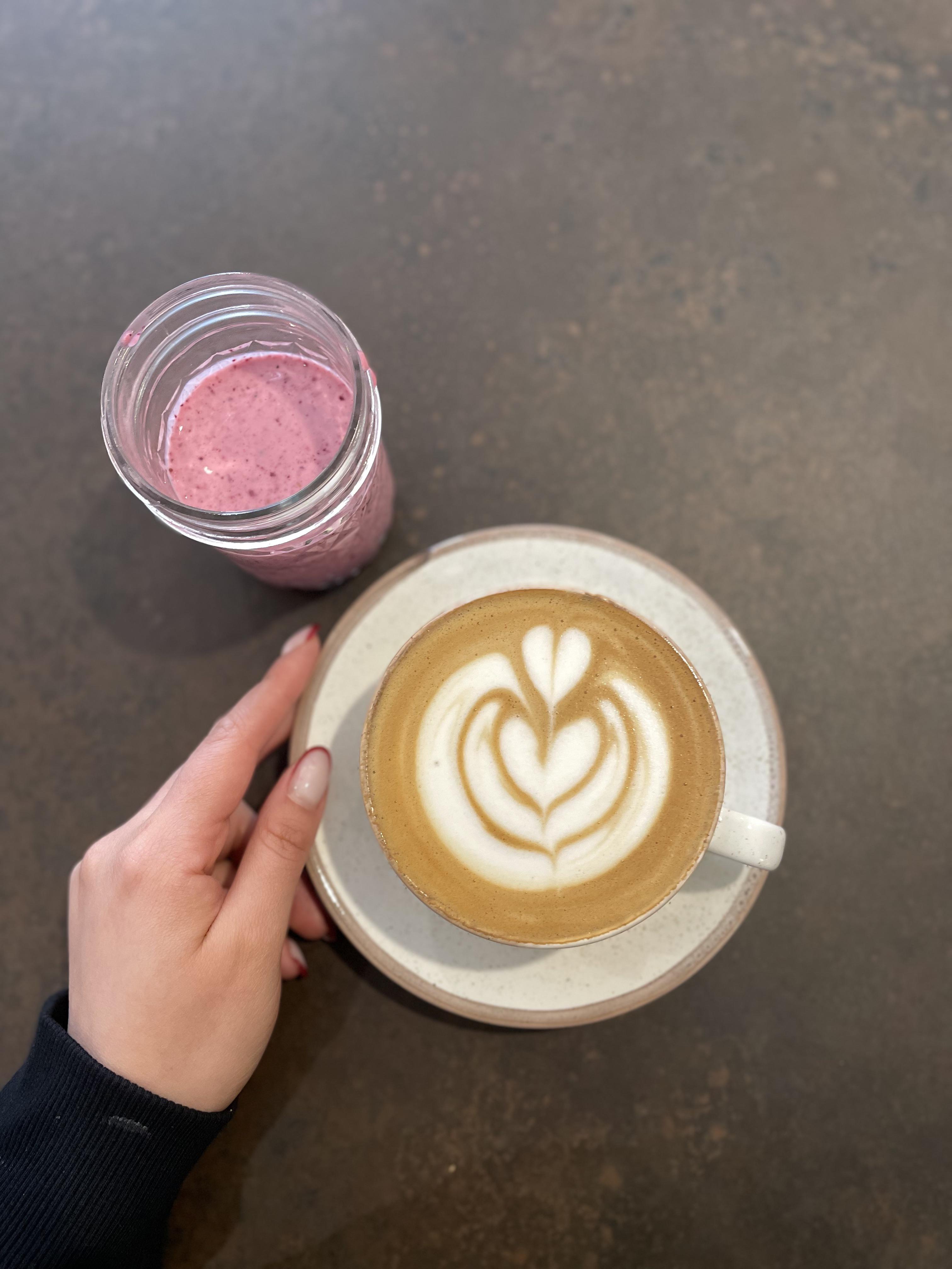 First latte art Dining and Cooking