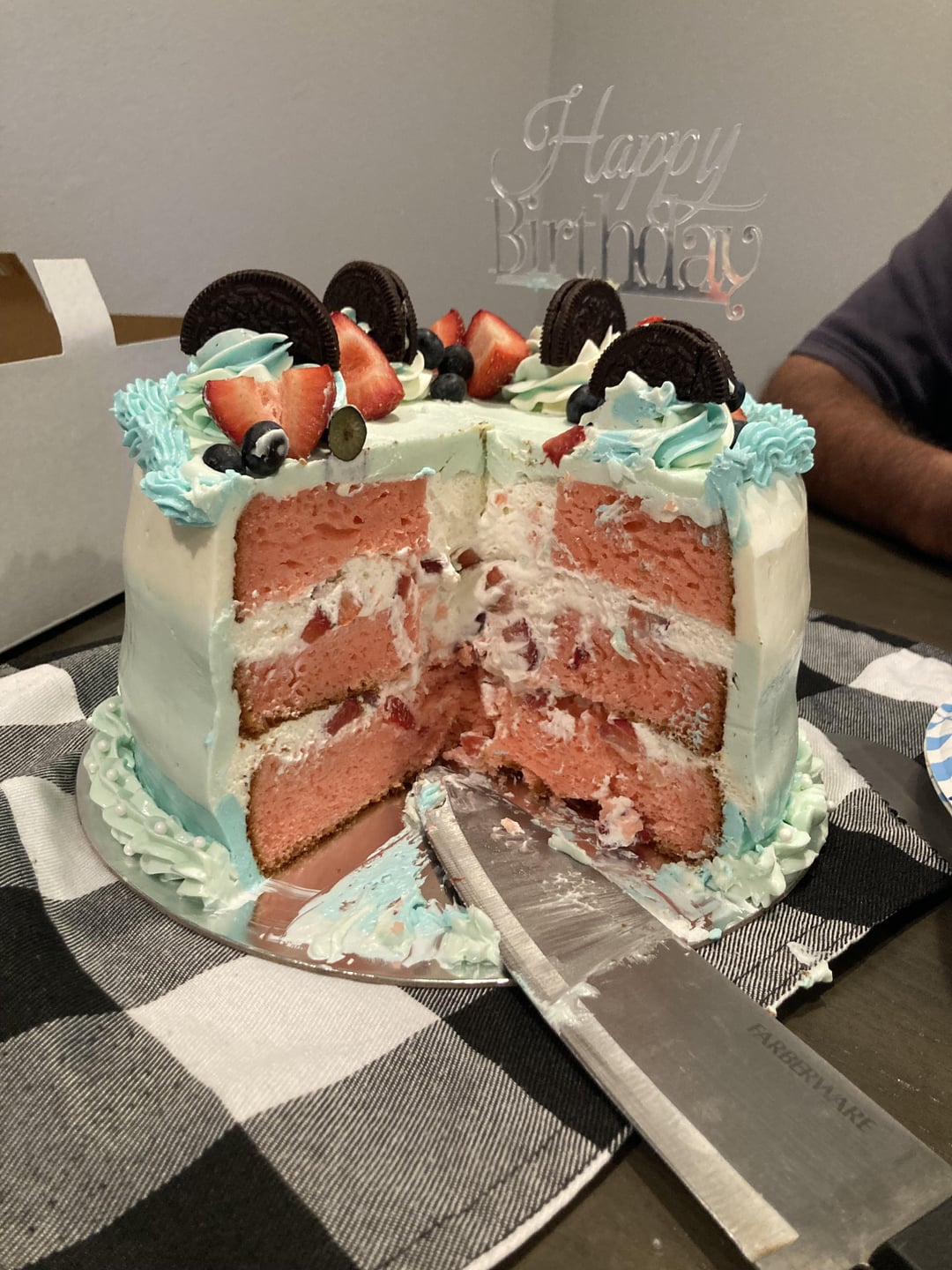 First time using kitchen aid mixer second cake ever! Dining and Cooking