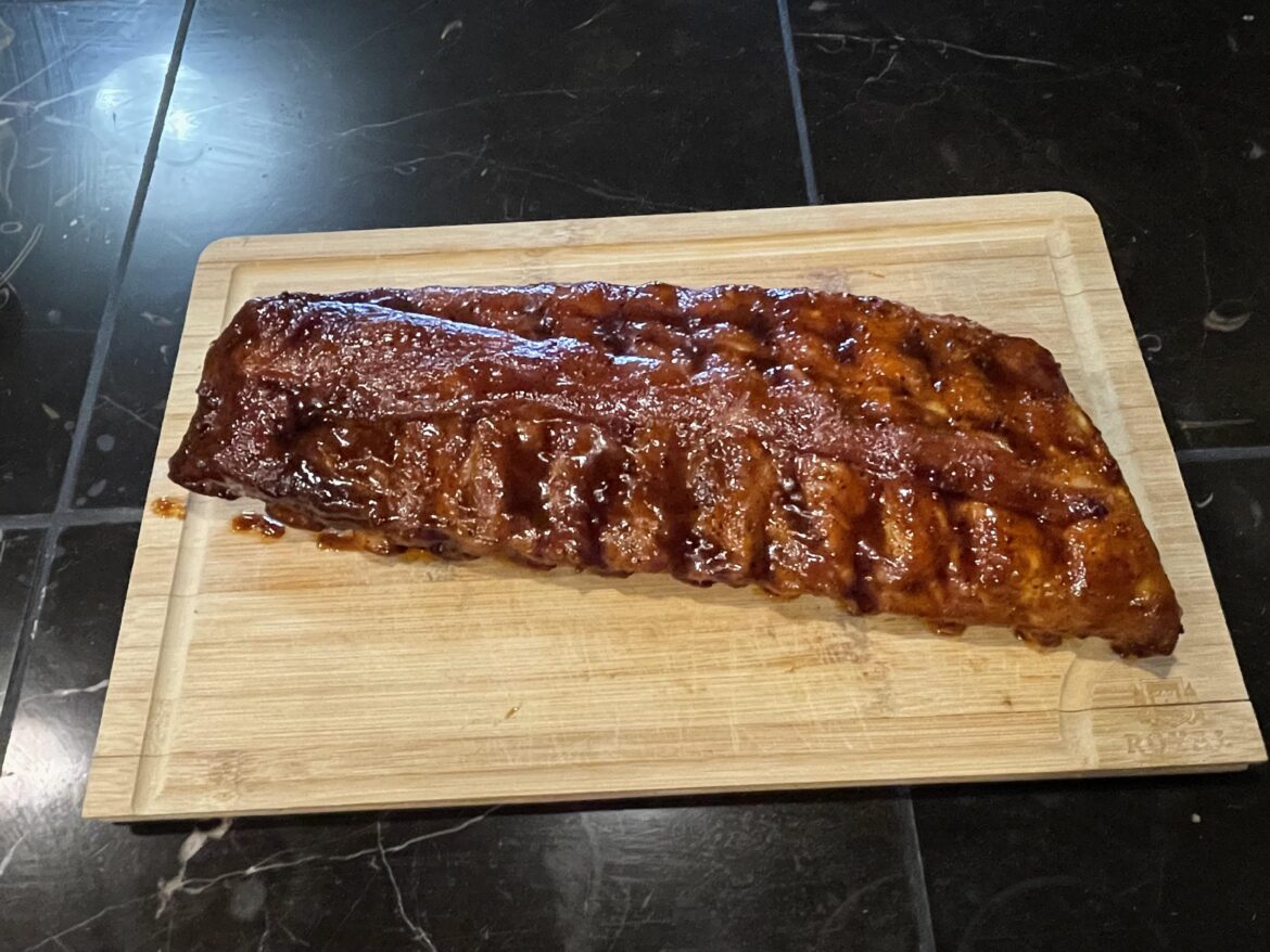Oven cooked baby back ribs