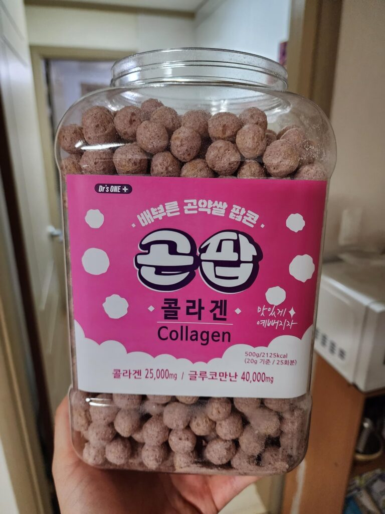 Konyak Pop! I got it! It tastes very good! It's very similar to captain crunch or hiney comb without the sweetness. The collagen makes it stick to my teeth so that's the only downside. 84 calories for 20g