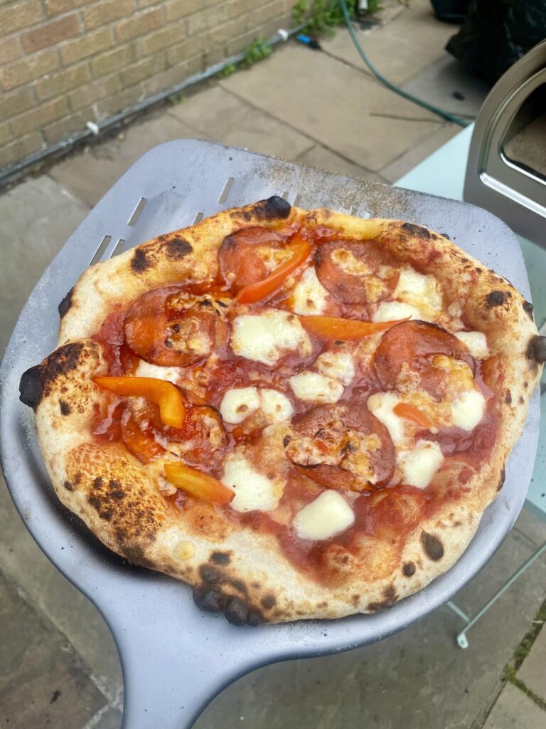[homemade] Sourdough Neapolitan pizza