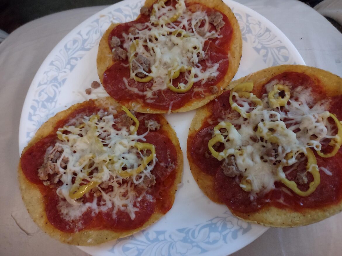 Fake pizza on the cheap.