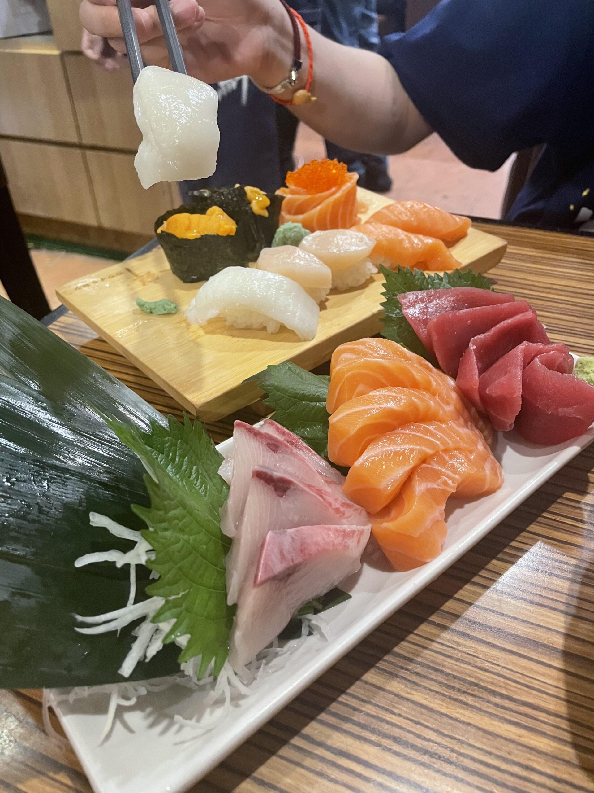Assorted sushi and sashimi we ordered for my birthday! Dining and Cooking