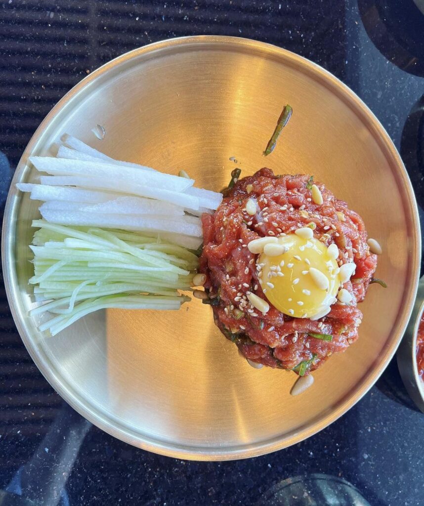 This beef tartare was great