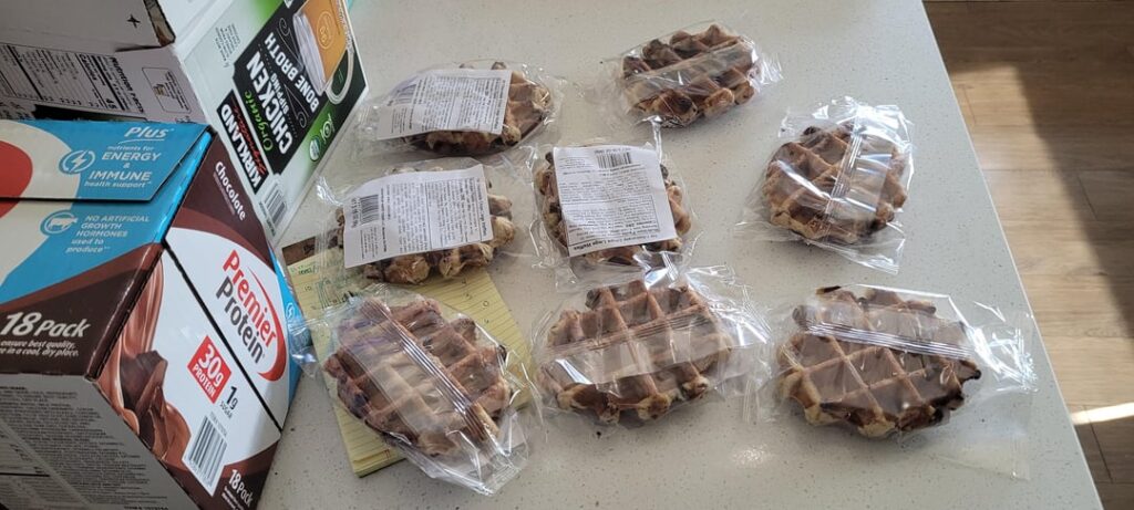 I feel like I'm being Carbonaro'd. This is the second week in a row hf has sent me 8 liège waffles when I only ordered 2.
