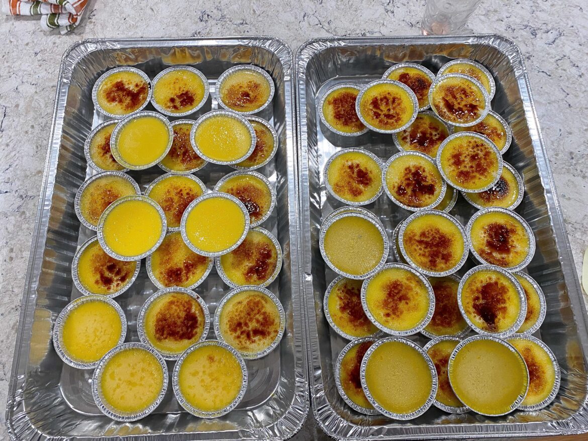 50 mini creme brûlées