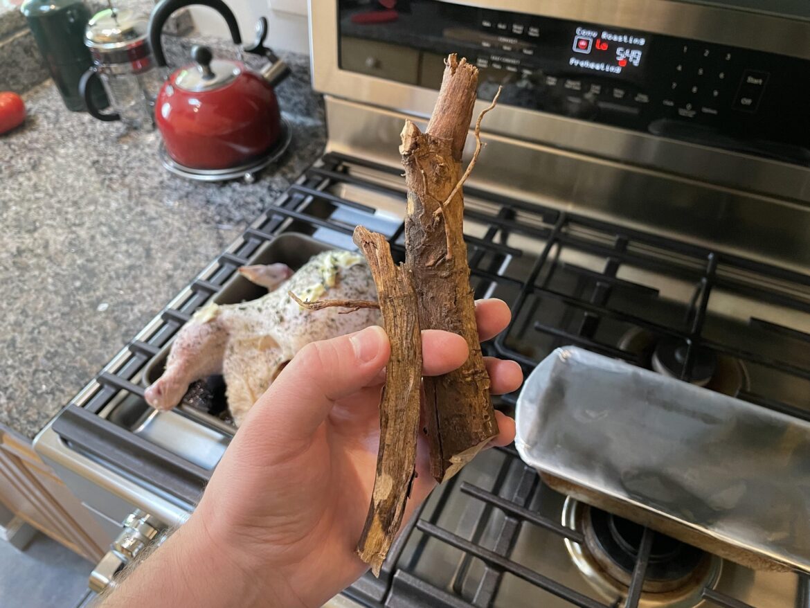 Sassafras Taproot. The most interesting flavor that I source myself.