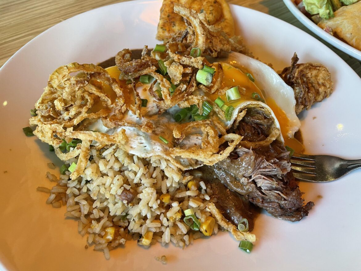 Short rib lock moco from Canoe House