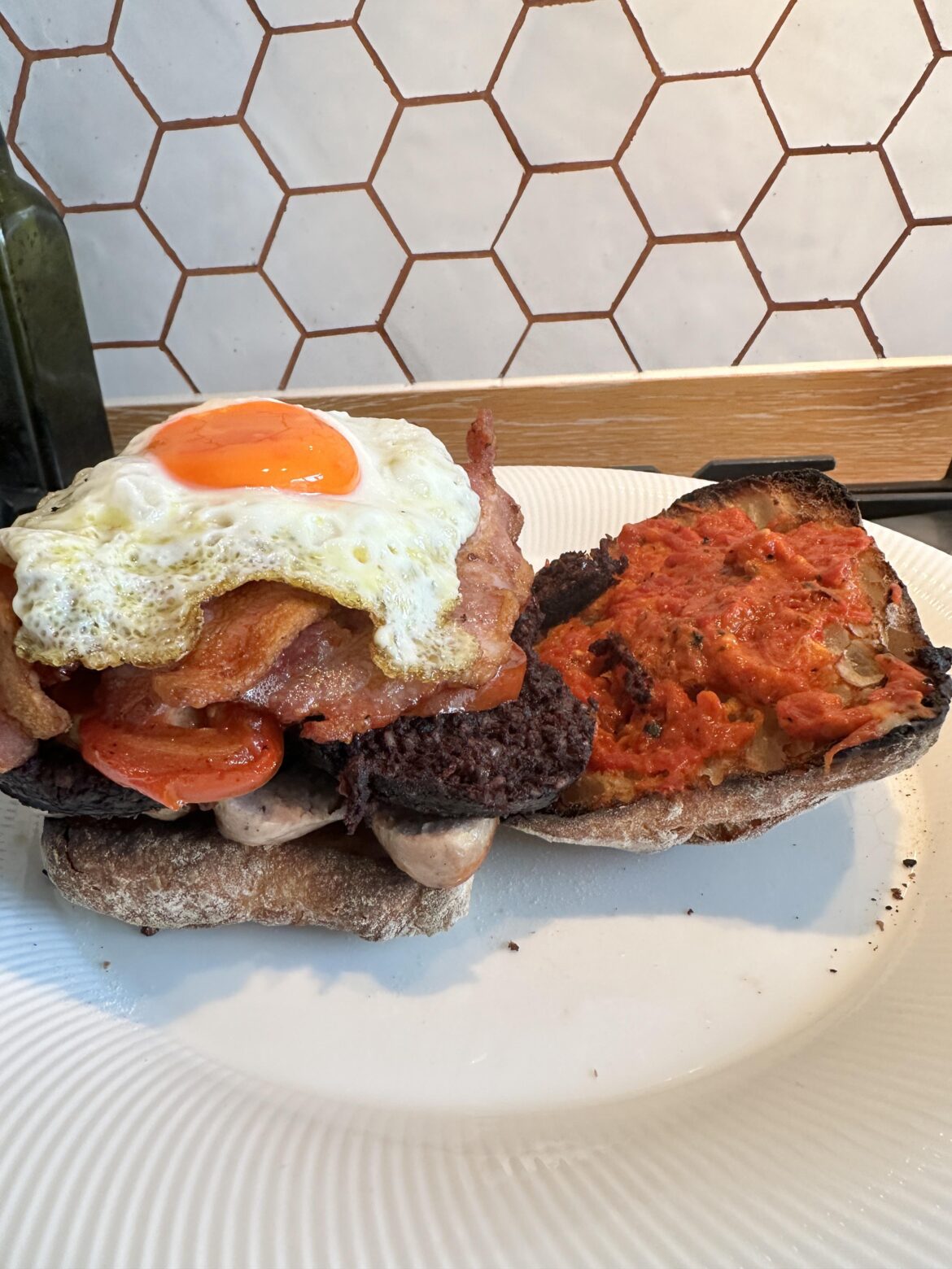 My badass breakfast bap