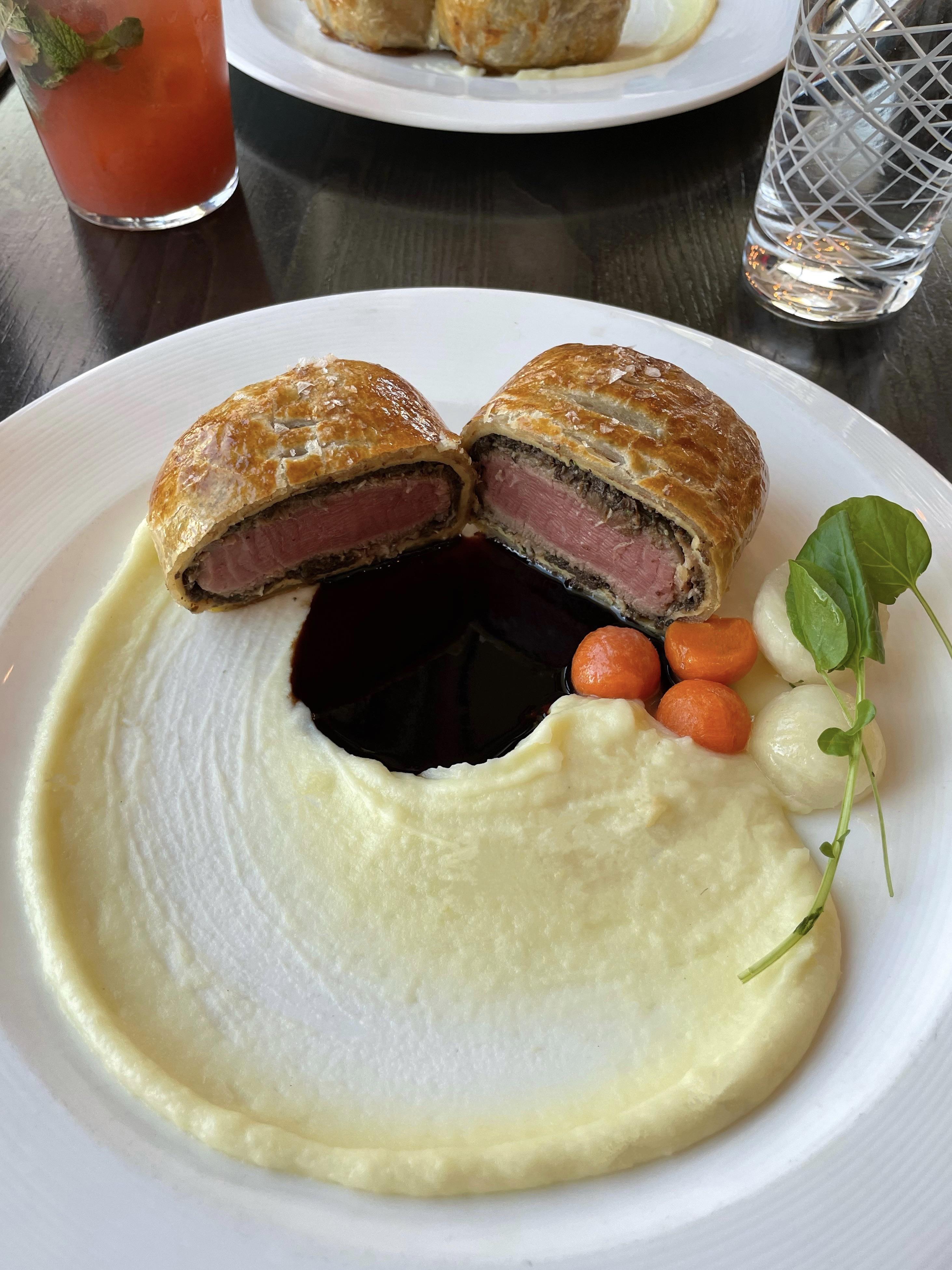 Beef Wellington at Gordon Ramsay Hell’s Kitchen (Las Vegas) Dining and Cooking