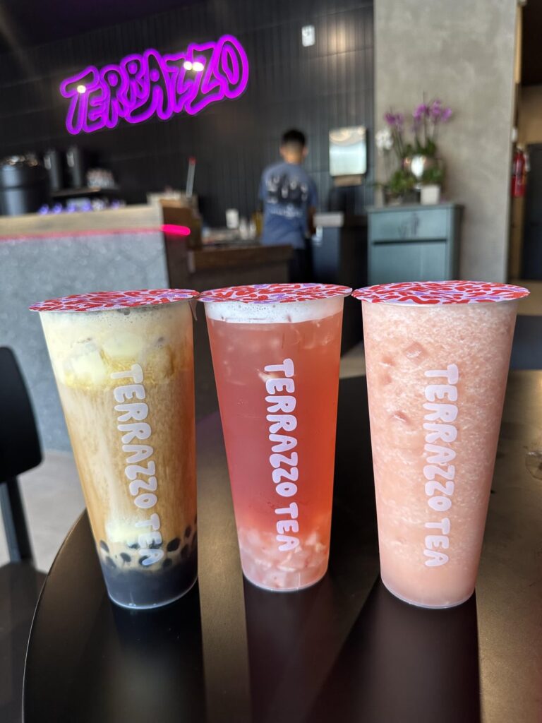 Another New Boba Spot called Terrazzo tea!