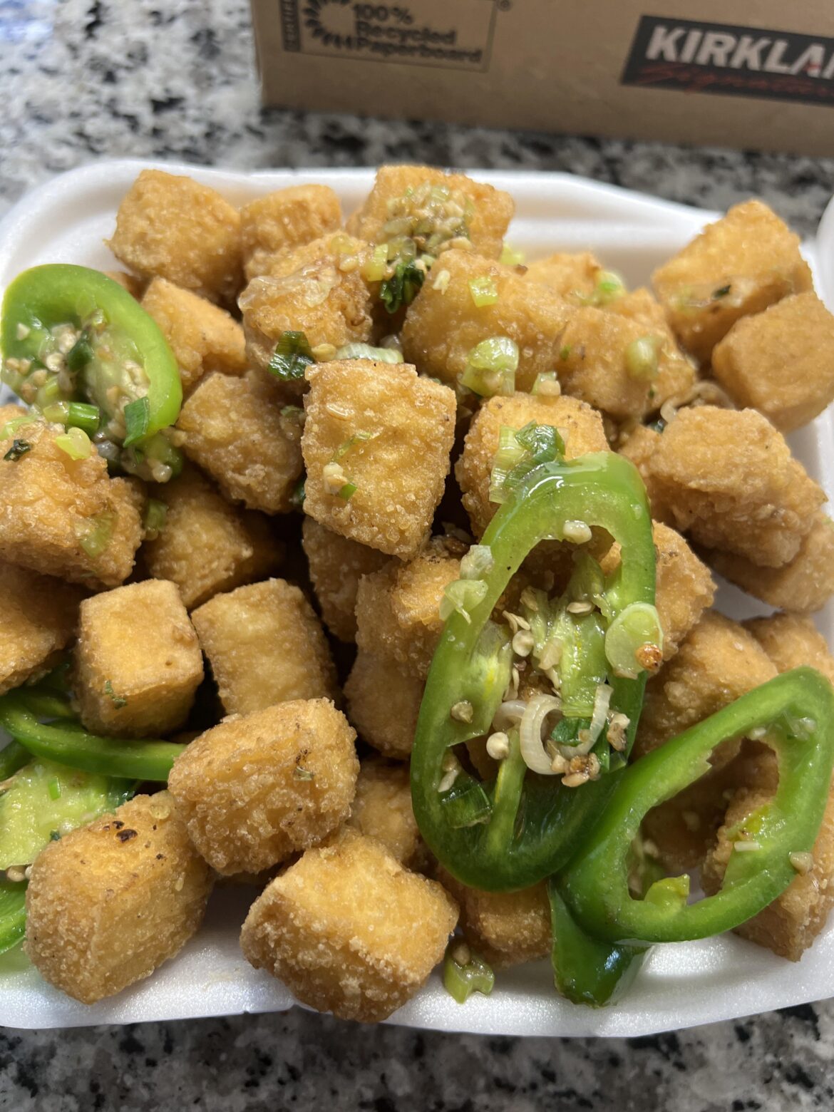 Wong’s Wok in Glendale has the best fried tofu around.