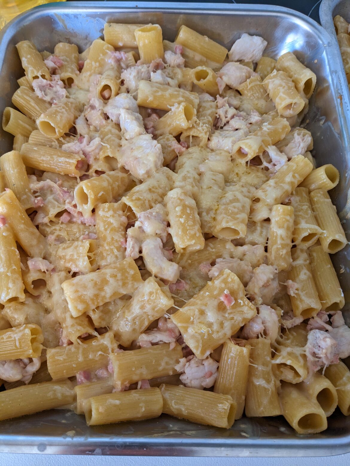 French Onion Cheesy Chicken pasta