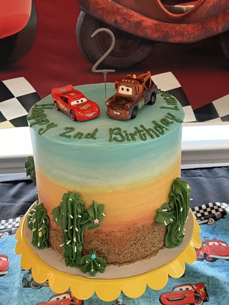 Cars Themed cake