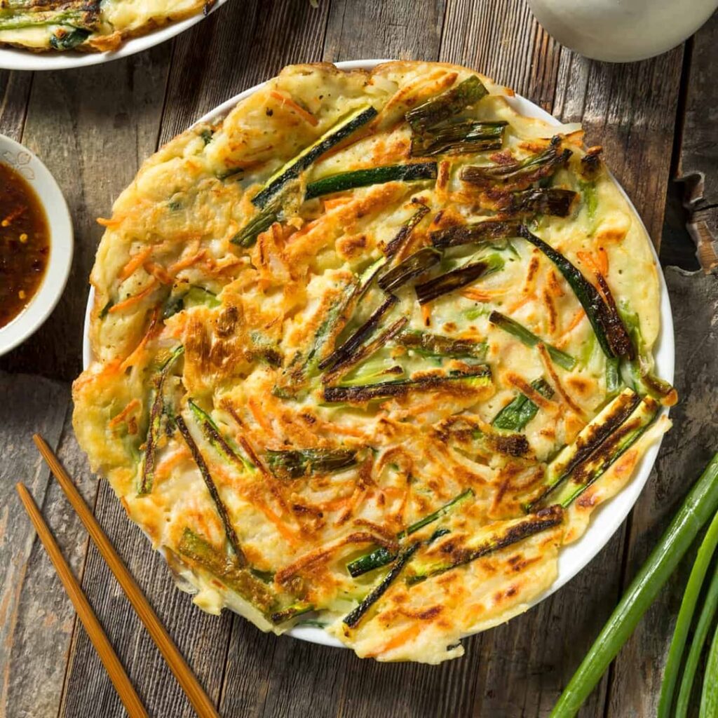 Pajeon (Korean Scallion Pancakes)