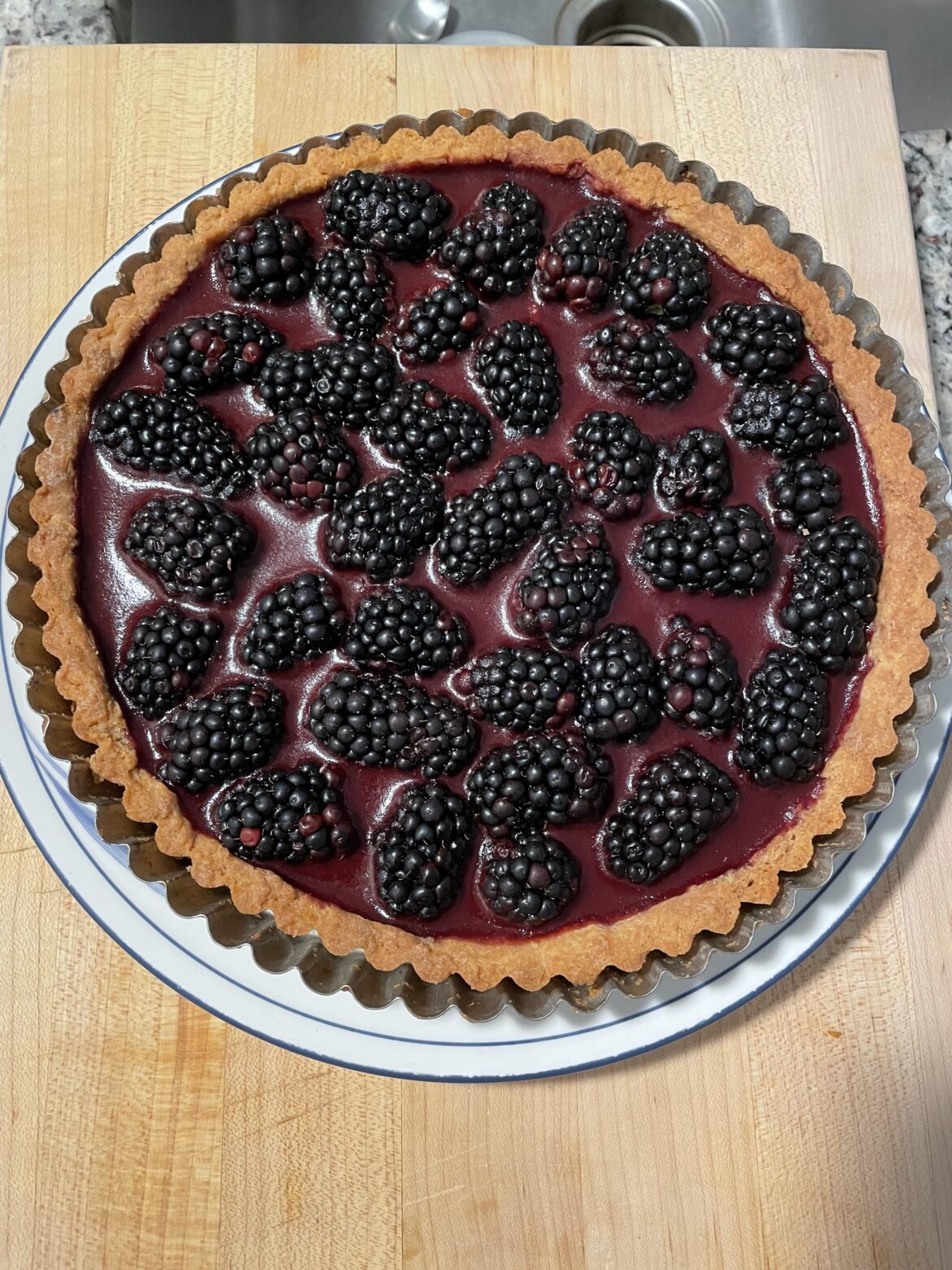 Blackberry Caramel Tart [Claire Saffitz]