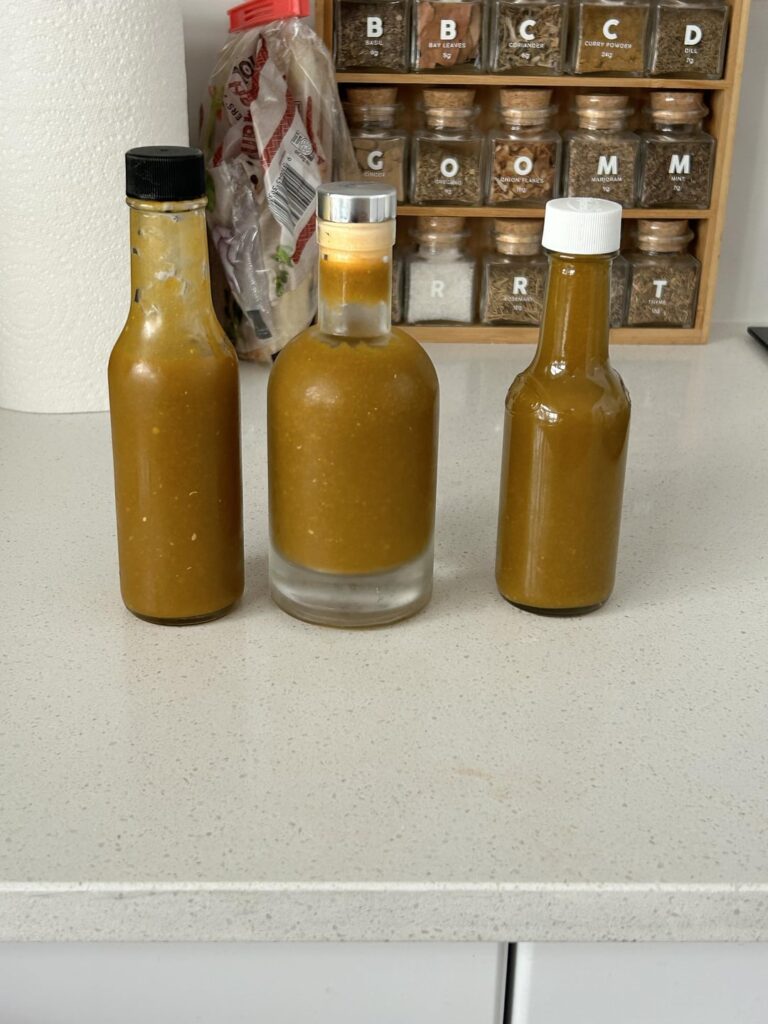 Re post of my first hot sauce patch recipe in second photo