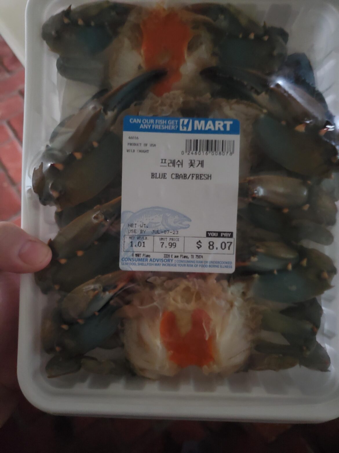 Bought these blue crab from H mart. Would you make Ganjang Gejang with those?