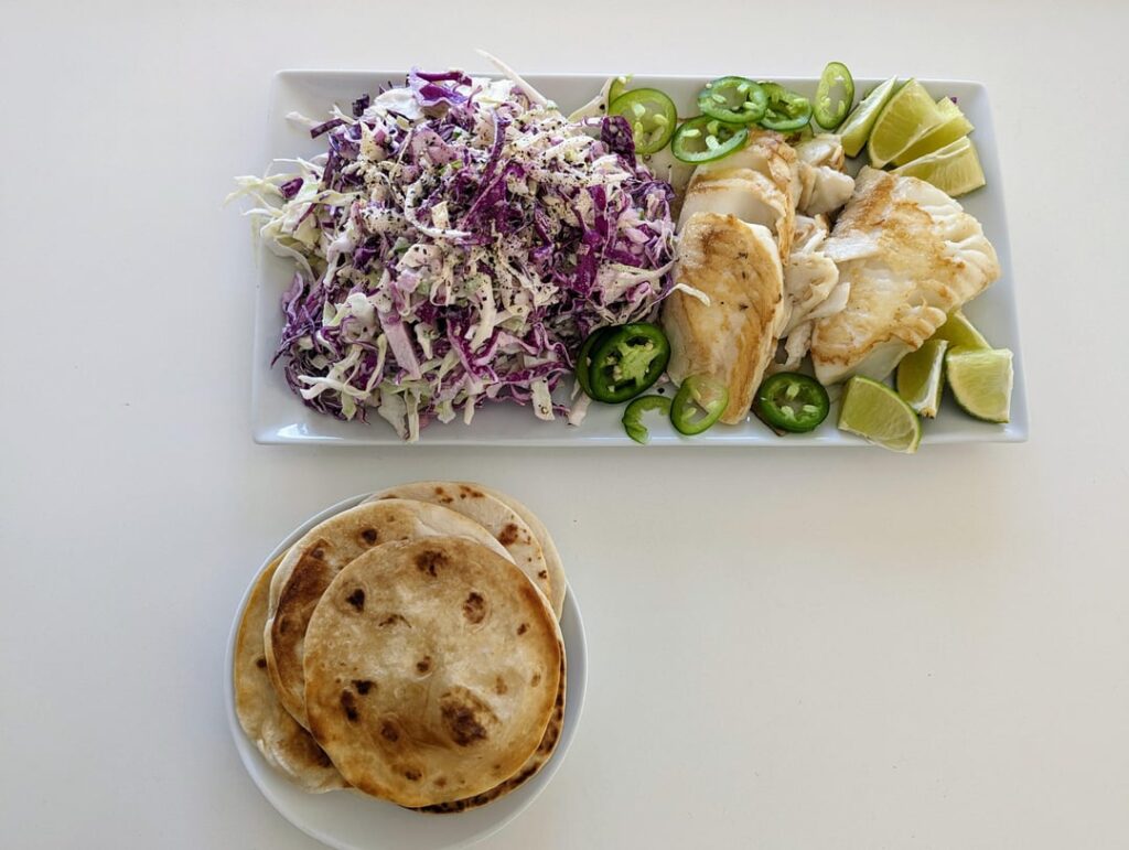 Chilean Sea Bass Tacos - Sous Vide