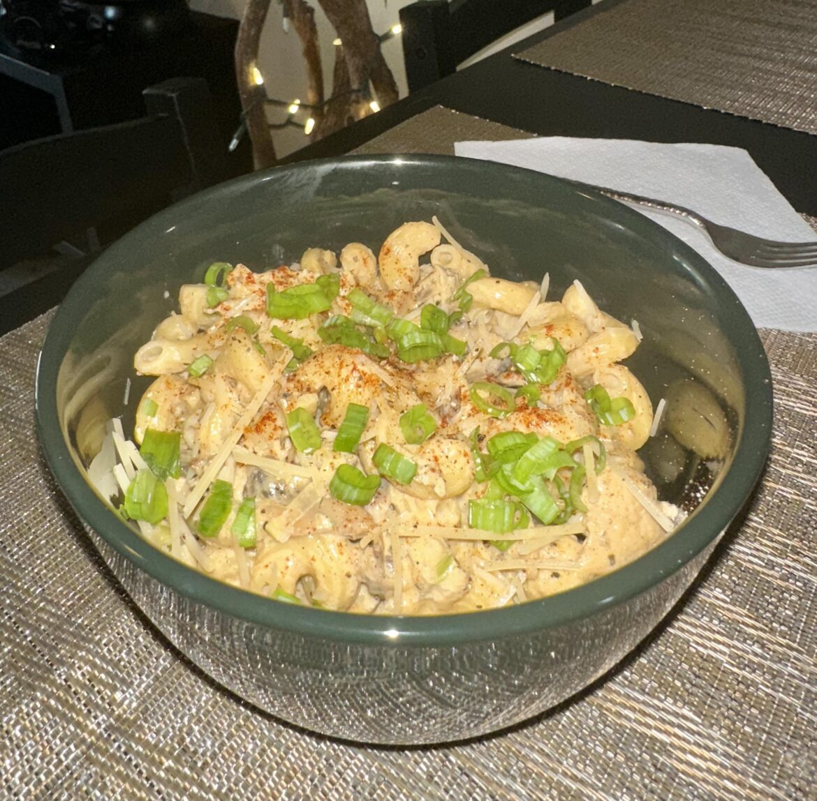 Creamy Chicken & Mushroom Cavatappi