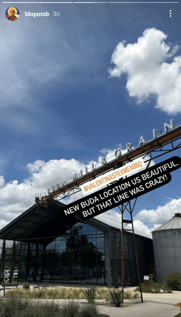 Daniel Vaughn also not thrilled with the Valentinas wait times