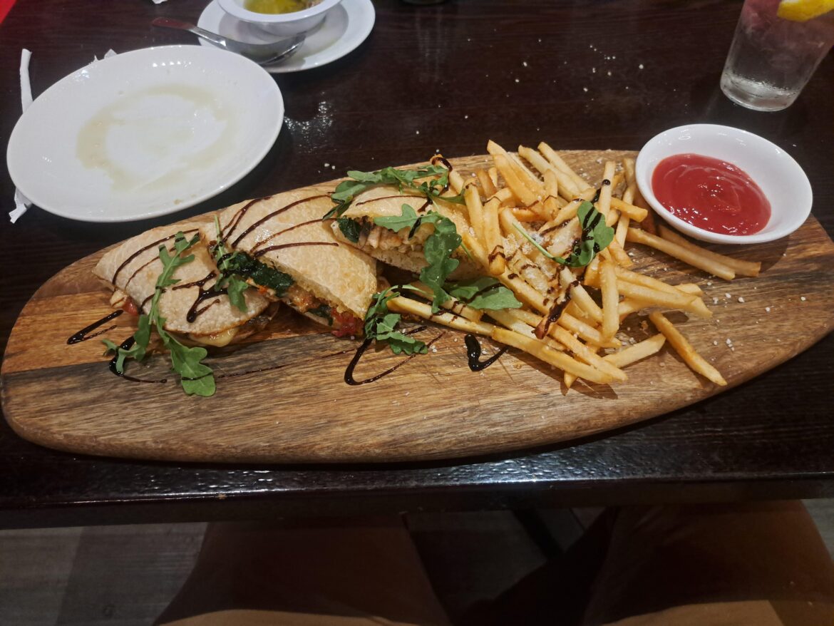 Italian sandwich living on the edge