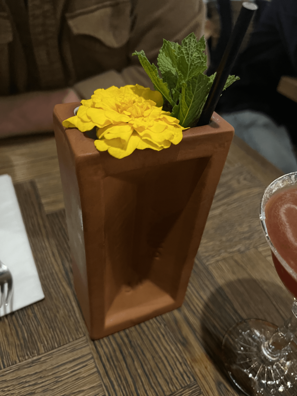 I've heard of on the rocks but in a brick...