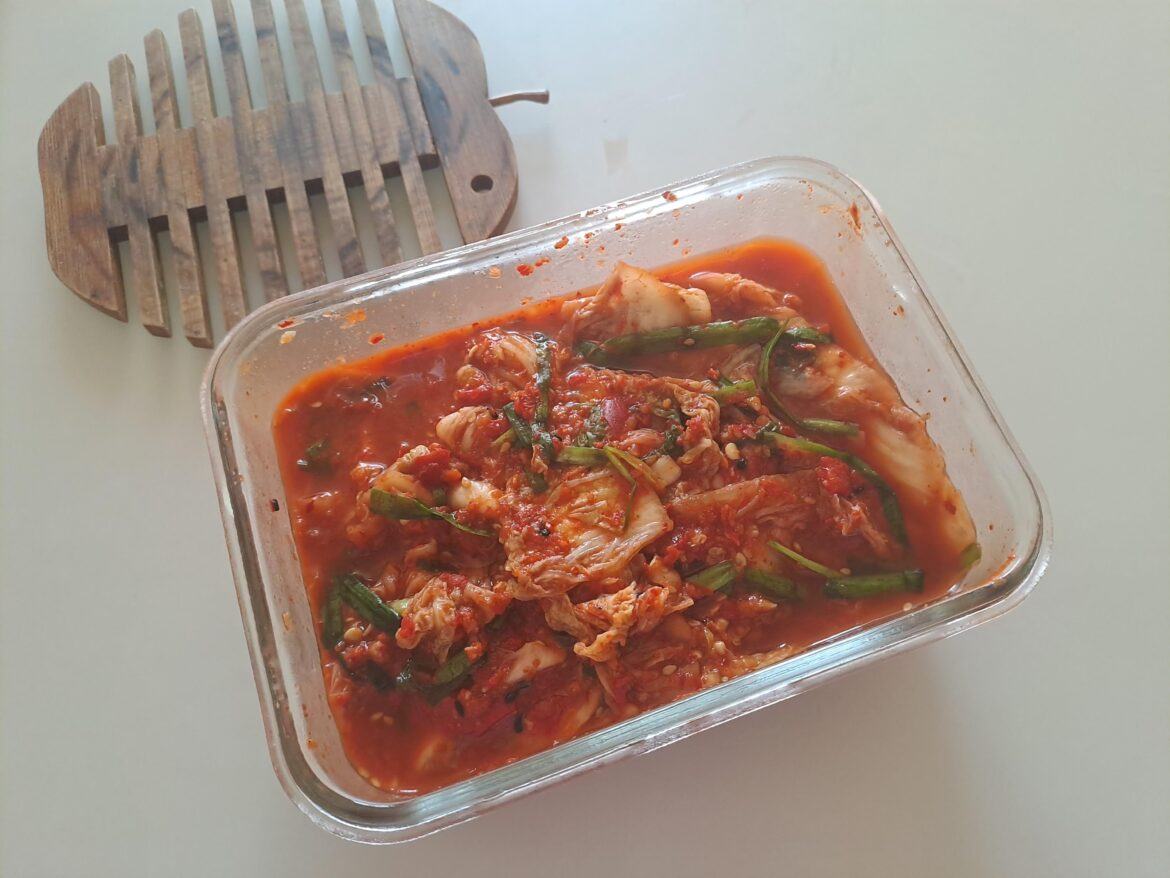 i made kimchi