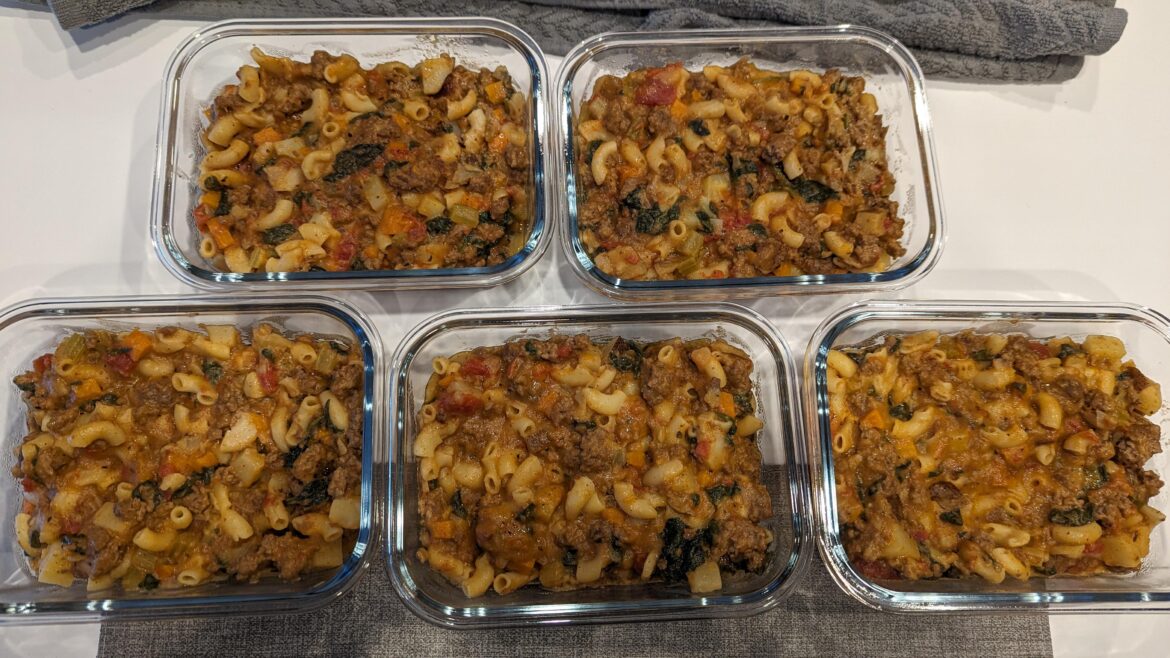 High calorie hamburger helper