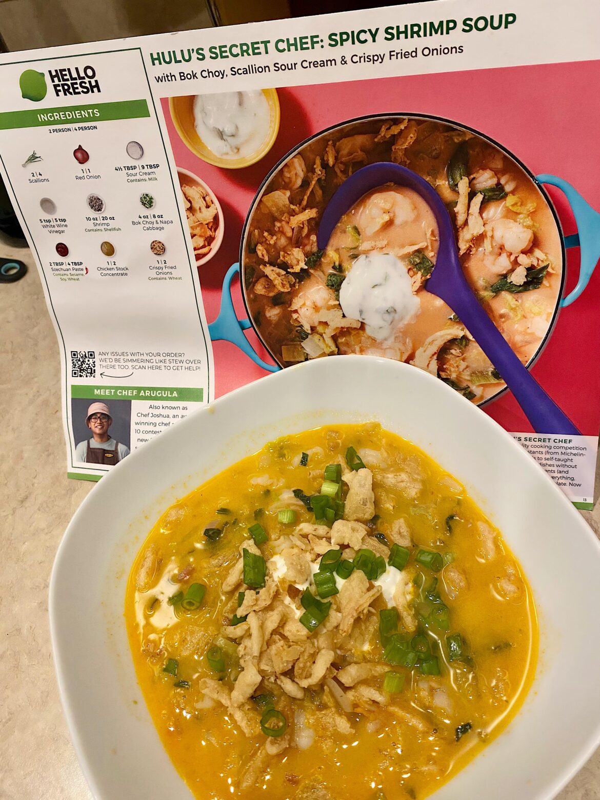 Spicy Shrimp Soup 9/10