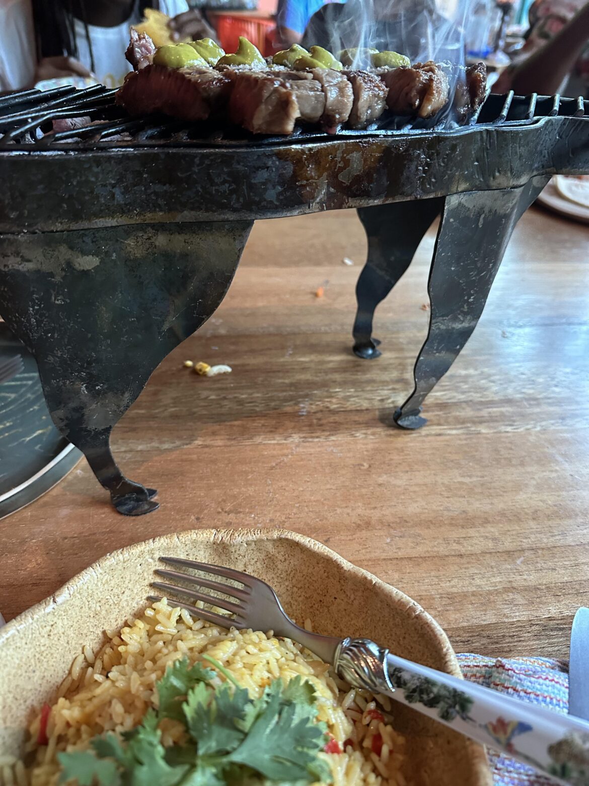 At least it was fresh off the grill