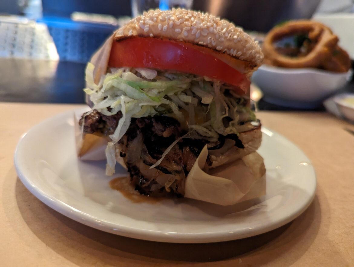 The Burger at Chi Spacca