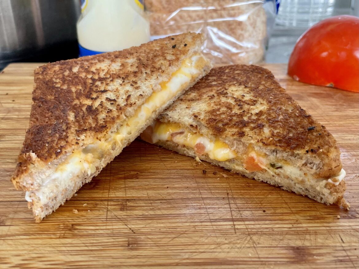 Cheddar, Gouda, Tomatoes, Jalapeños