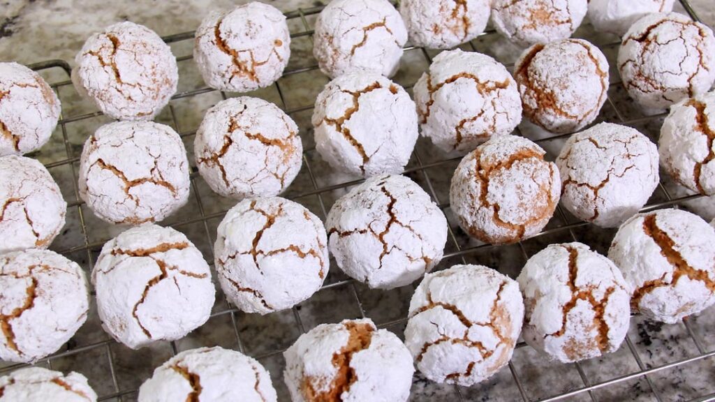 A great way to use up egg whites! Soft Italian Amaretti Cookies! Recipe in comments!