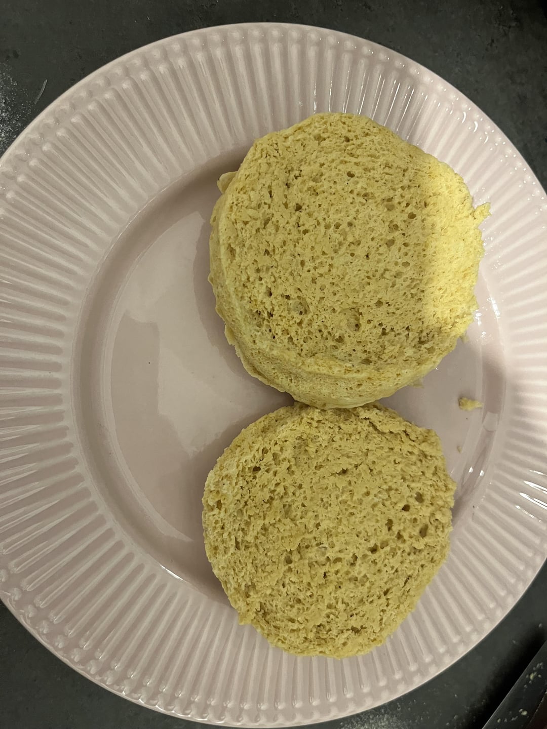 18 calorie english muffin (oat fiber mug cake variation) Dining and