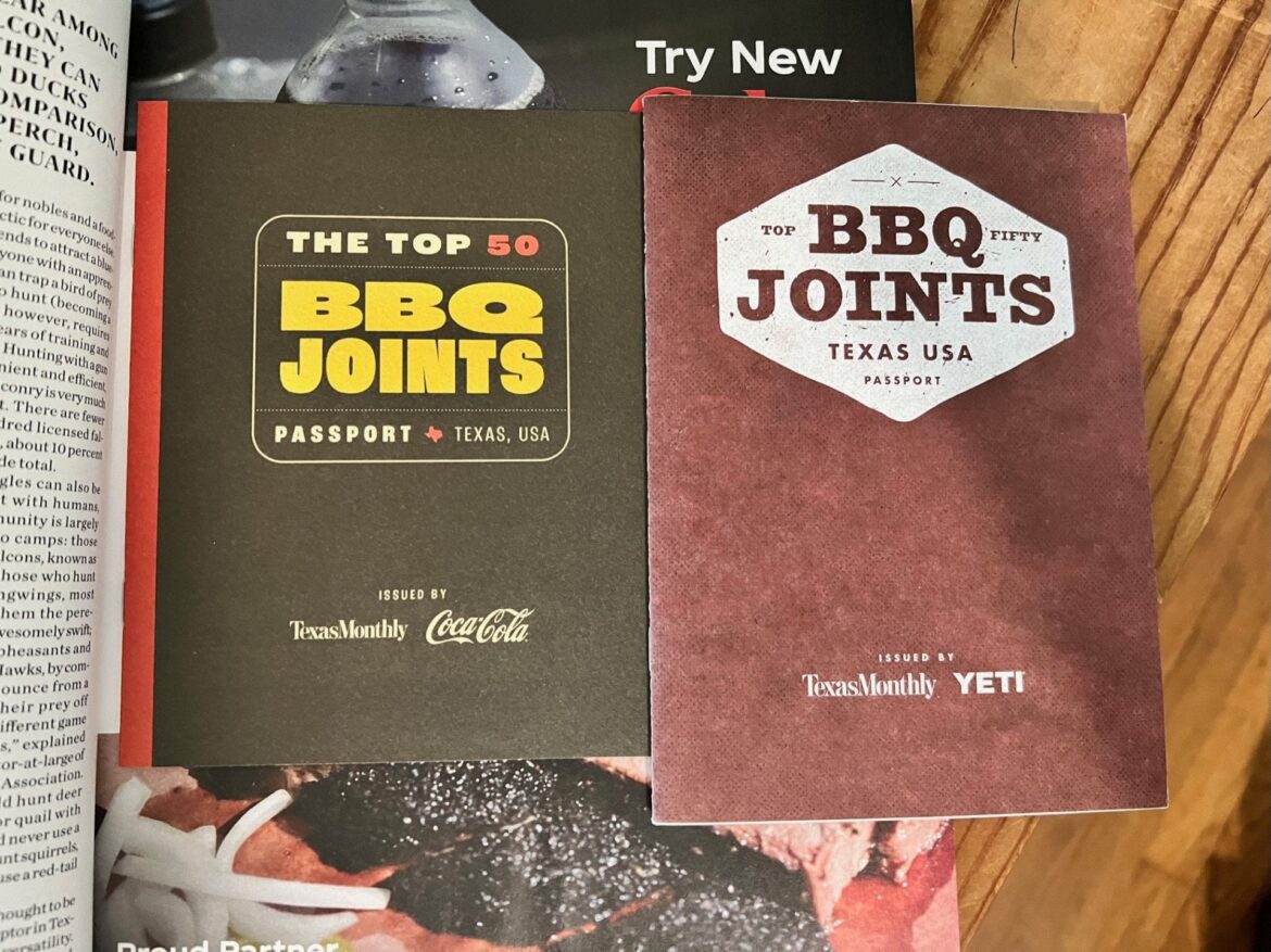Anyone want last two TX Top 50 BBQ Joints passport books?