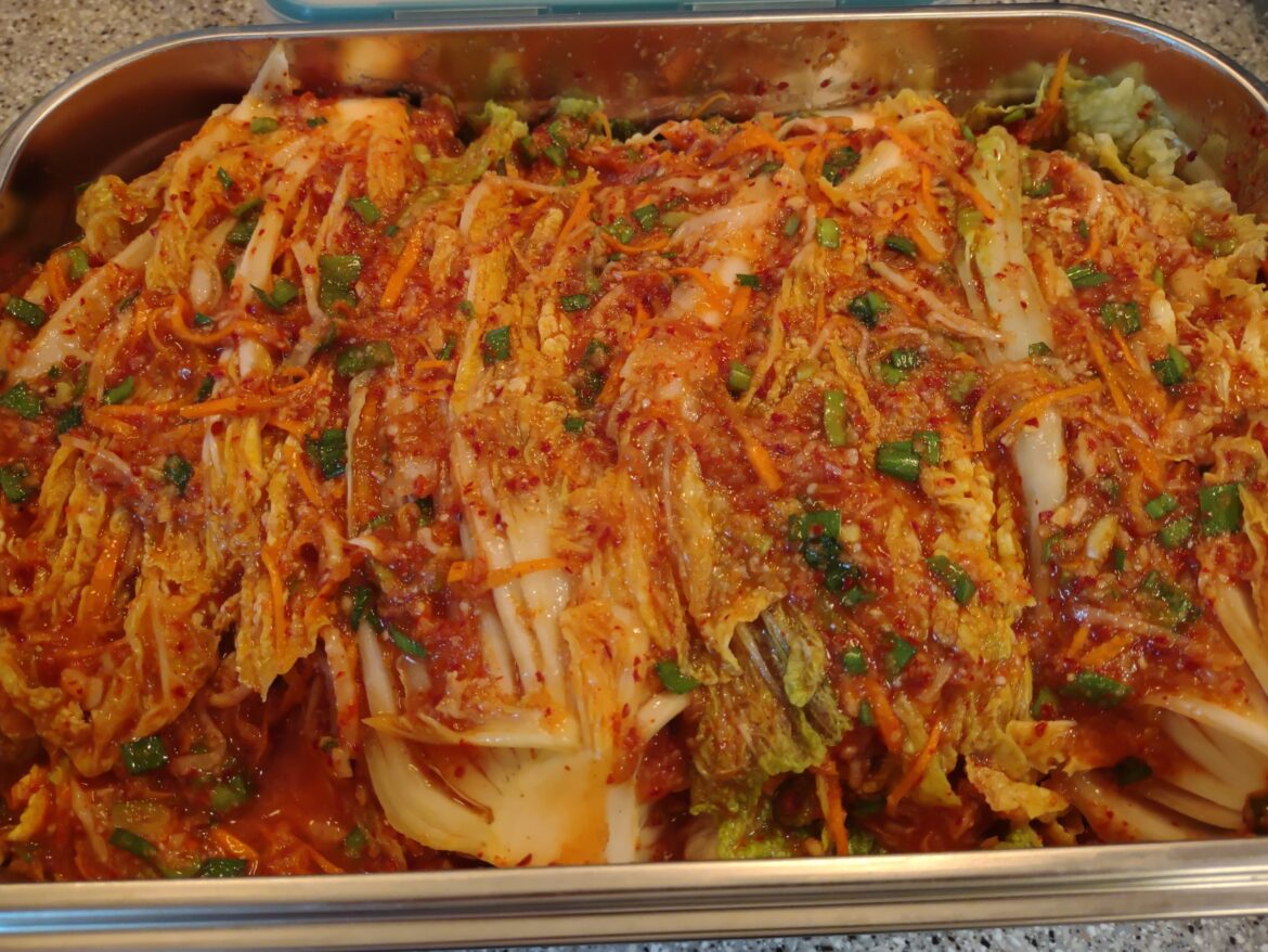 Yesterday was Kimchi day! Remembered to take pictures of the process this go round