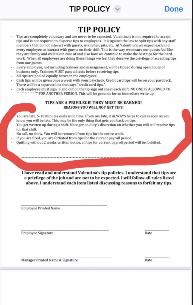 Valentina's stealing tips??????