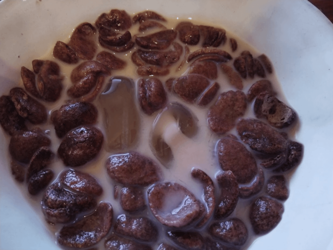 Putting icecubes in your cereal wil make the milk nice and cold, and them melting doesnt effect anything taste wise