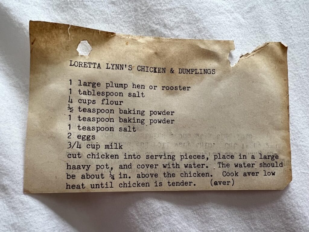 Loretta Lynn’s Chicken & Dumplings Loretta Lynn’s Chicken & Dumplings