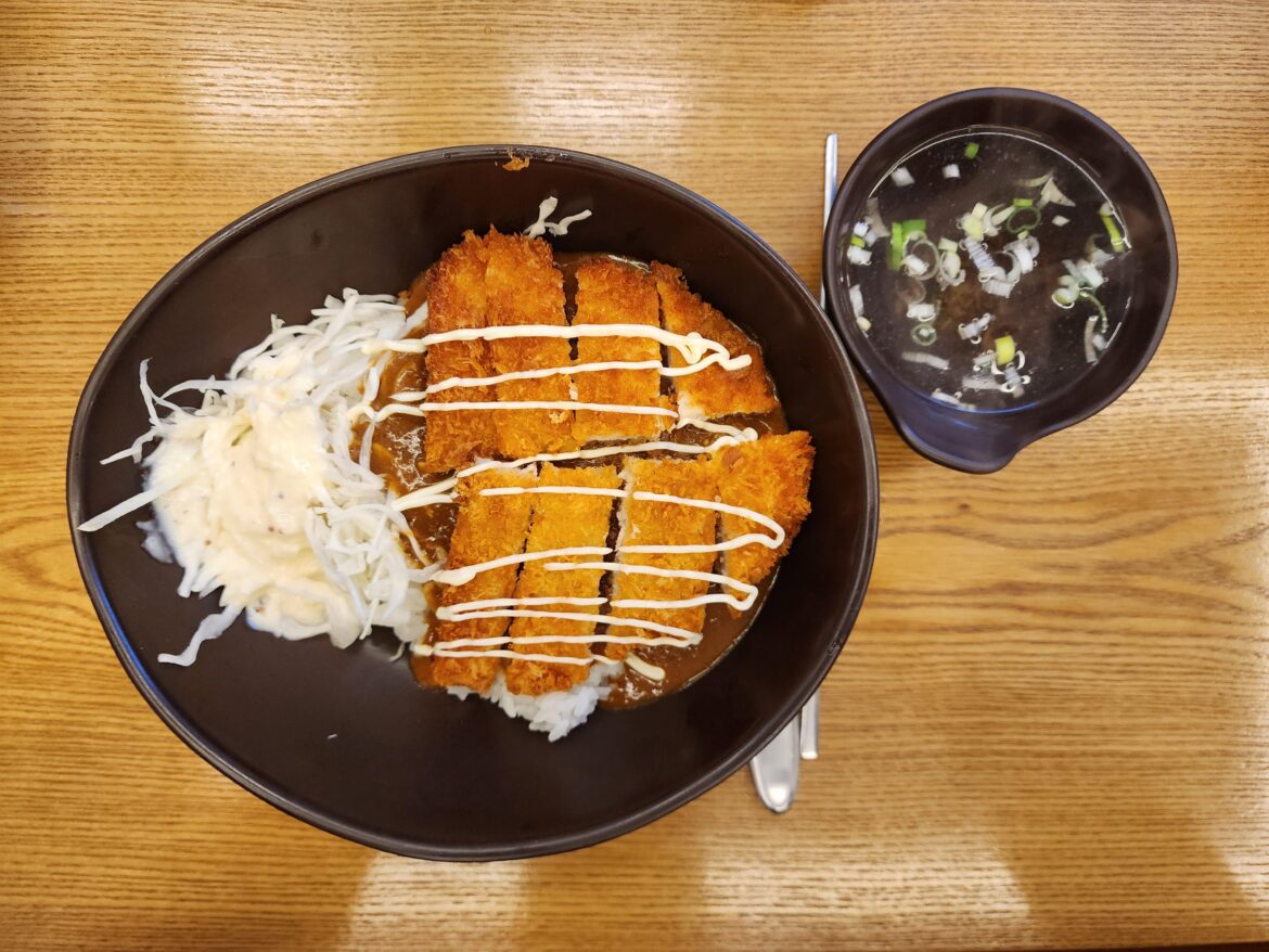 Donkasu curry deopbap! So yummy!