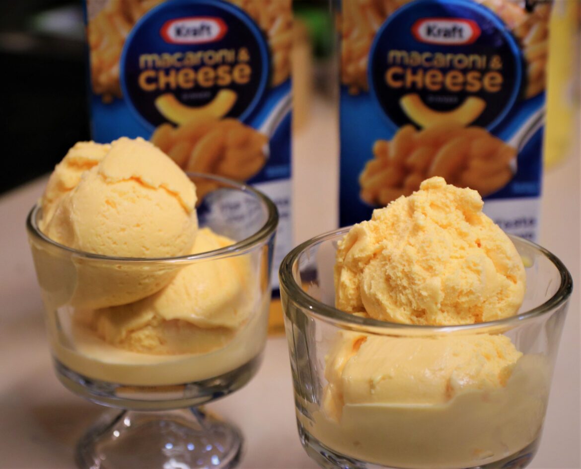 Mac n Cheese Ice Cream