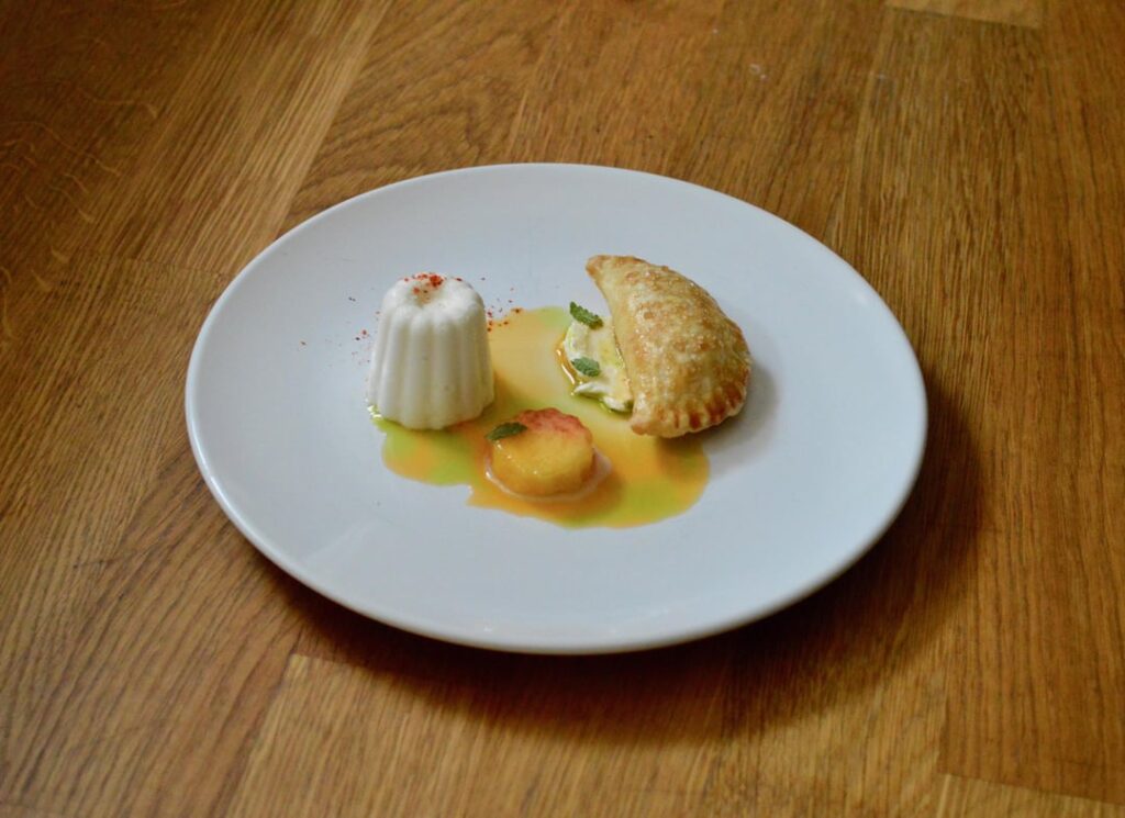 Sweet Grass Dairy Green Hill, Georgia Peach, Espelette, Lemon Balm