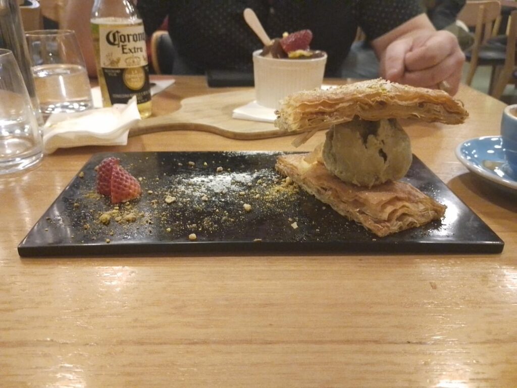 Ice cream melted off the side lol